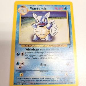 Mint Wartortle Pokémon Card 63/130